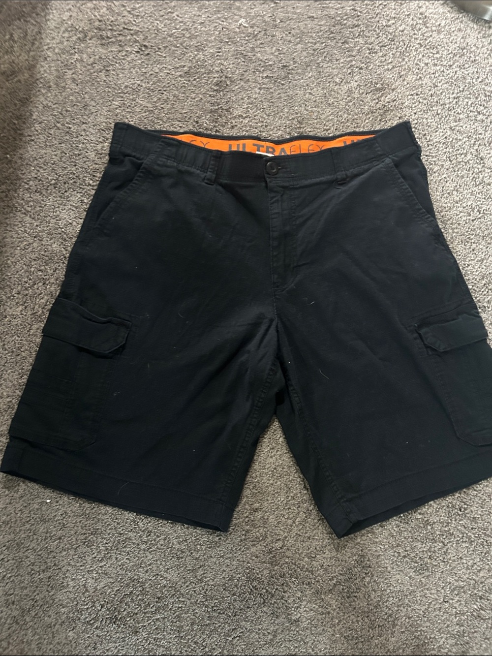 urban pipeline Blue Baggy Men's Cargo Shorts with Side Pockets